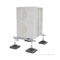 Heavy Duty Vibration Absorbing Rubber Foot Angle Steel Air Conditioner Bracket for Outdoor Units